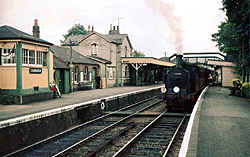 Cranleigh Station looking East - early 1900's
