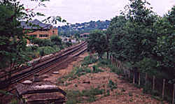 Peasmarsh Junction in 2001 - looking North